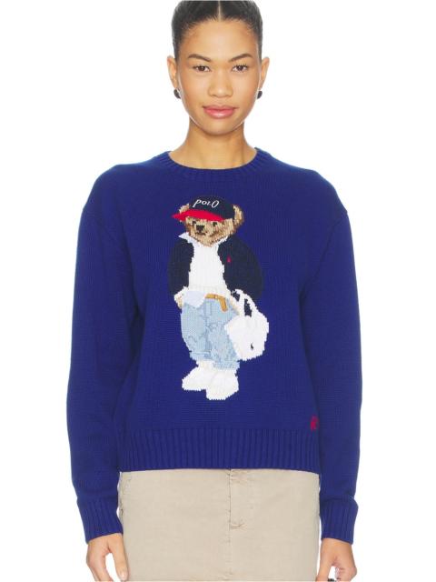 Cotton Bear Crew Pullover Sweater