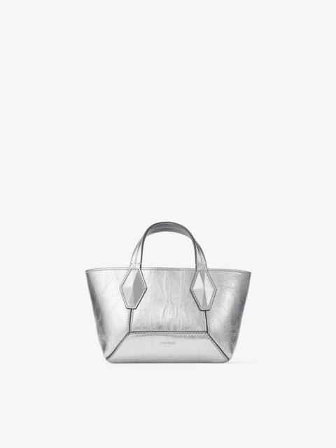 Diamond Tote XS
Silver Vintage Metallic Leather Mini Bag