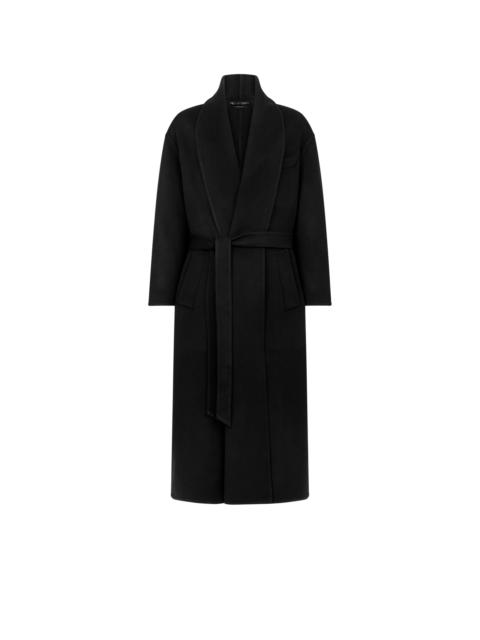 DOUBLE SPLITTABLE WOOL CASHMERE SHAWL COAT