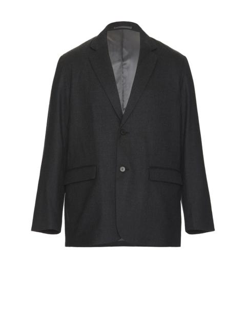 Wool Saxony Tailored Jacket