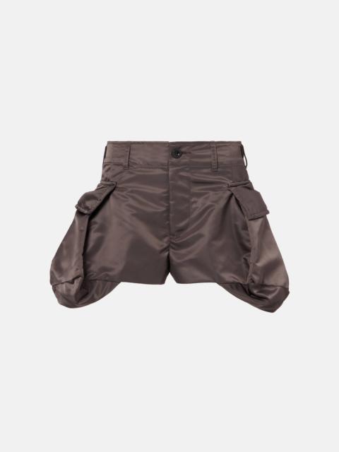 Technical twill cargo shorts