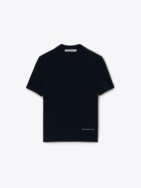 Short Sleeve Wool Tee