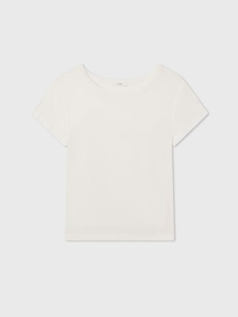 Crewneck Short Sleeve T-Shirt in Cotton Jersey