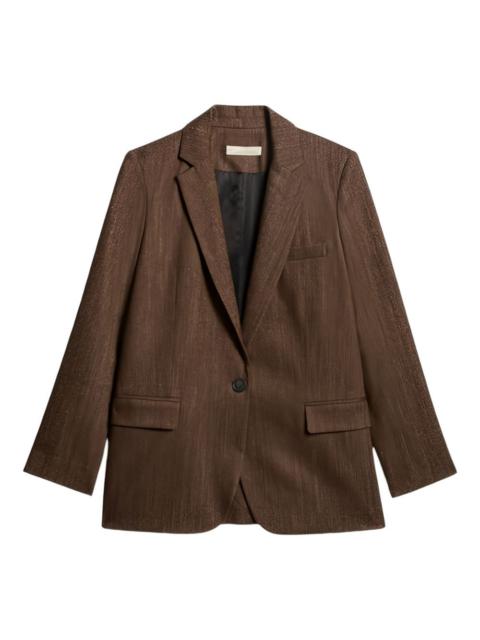 single-breasted blazer