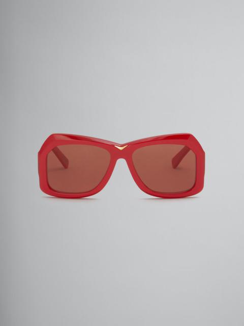 RED TIZNIT SUNGLASSES