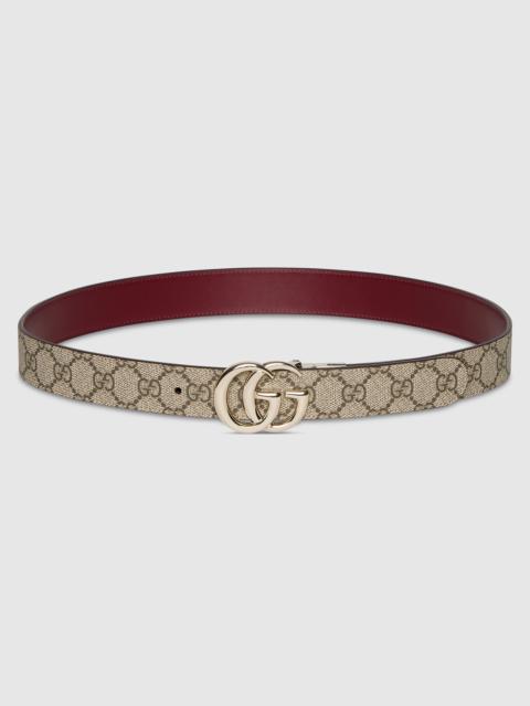 Reversible GG Marmont wide belt
