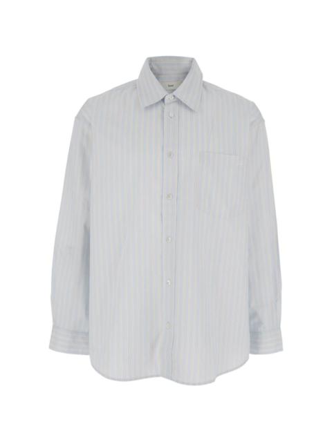 stripe pocket shirt