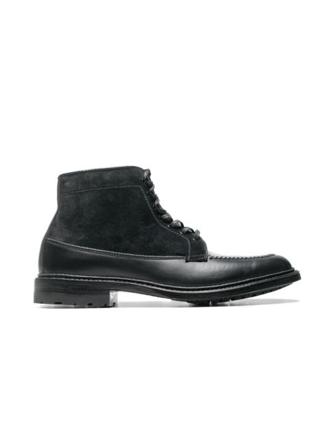Black Michigan Boot With Commando Sole