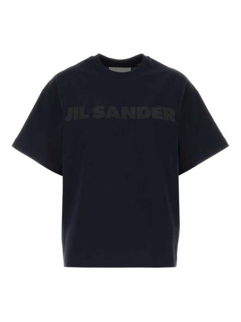 midnight blue cotton T-shirt