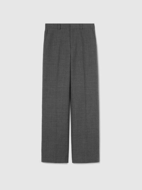 Wool crêpe pants