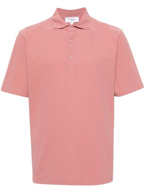 short-sleeve cotton polo shirt