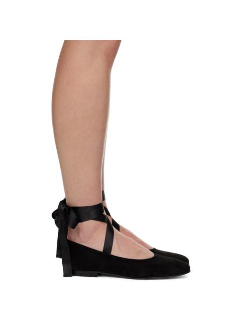 Black Musette Ballerina Flats