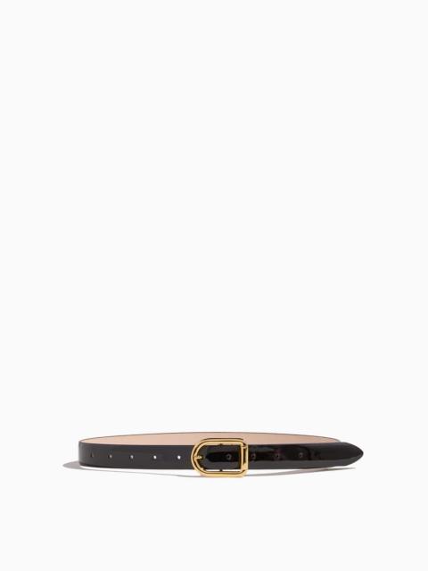 Mija Belt in Black Lacquer/Gold