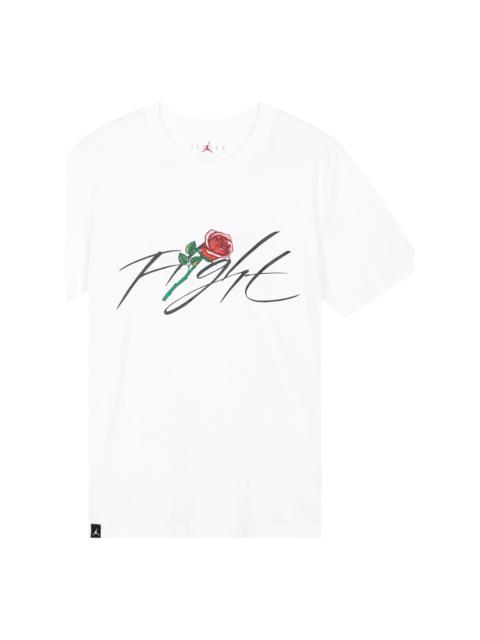 Air Jordan Flight Rose T-Shirt 'White' DQ7391-100