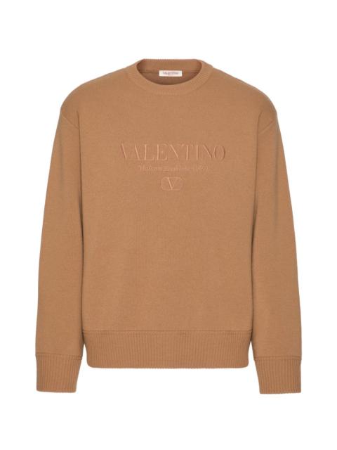 logo-embroidered sweater