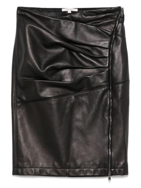 leather skirt