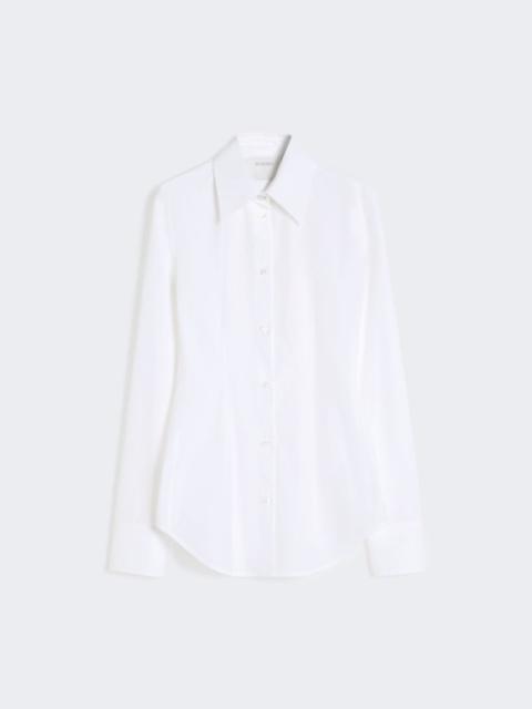 Slim-fit poplin shirt - optical white