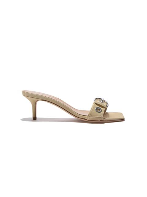 Ilvy Buckled Canvas Sandals neutral