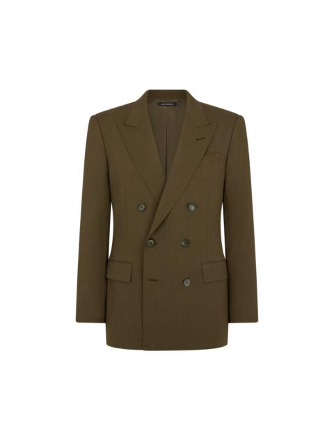 WOOL CASHMERE SILK REPS JACKET