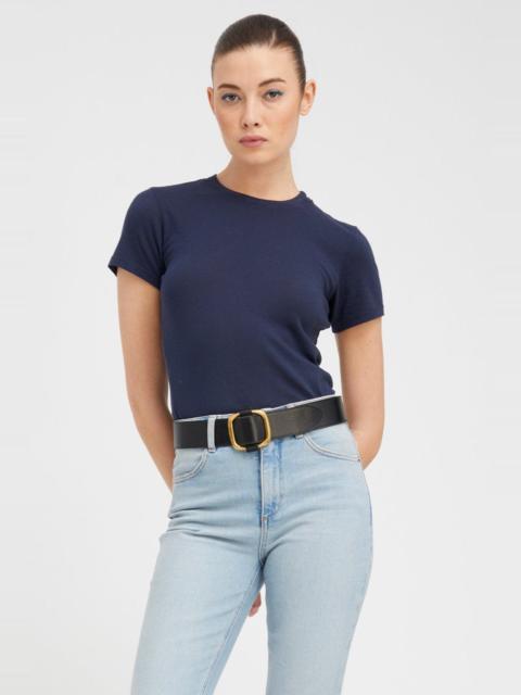 NAVY COTTON BABY TEE