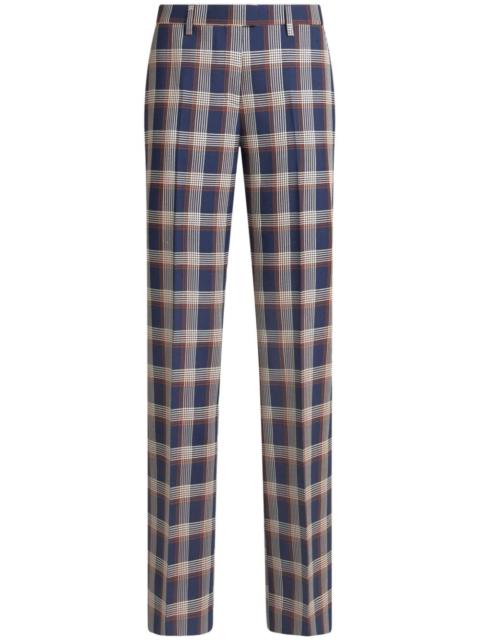 checkered trousers