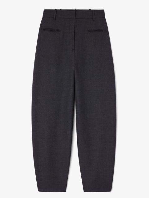 GREY WOOL SUITING PANTS
