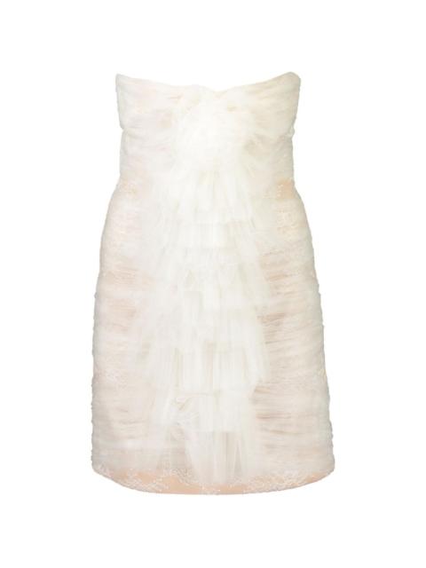 Eva ruffled mini dress