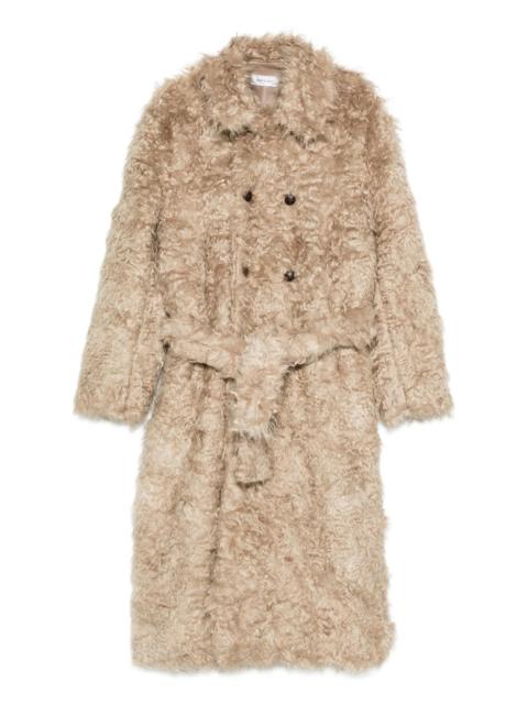 Ernest W. Baker Double-breasted Belted Coat