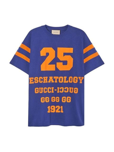T-shirt with '25 Gucci Eschatology and Blind for Love 1921' print