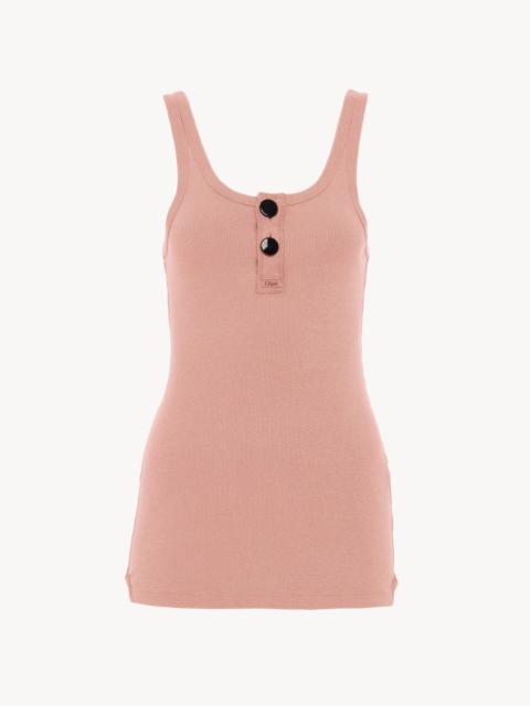 FITTED HENLEY TANK TOP IN COTTON JERSEY