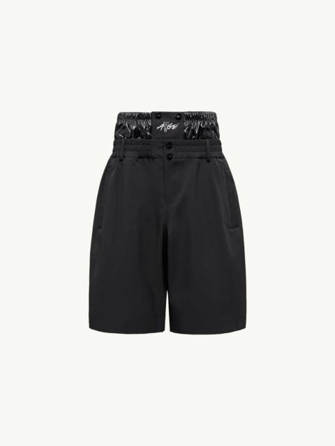 Moncler x A$AP Rocky Logo Print Shorts