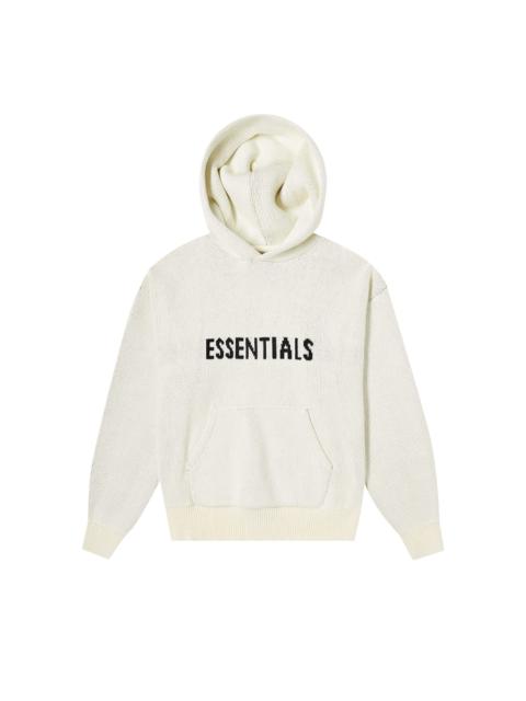 Fear of God Essentials Knit Hoodie 'Buttercream'