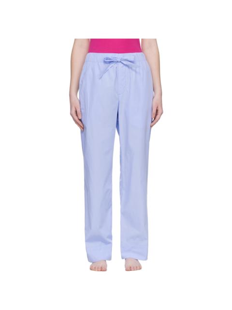 Blue Poplin Pyjama Pants