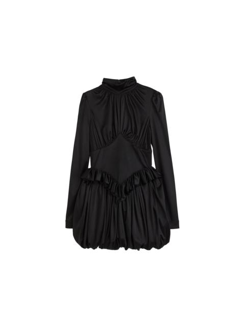 Rabanne H&M Jersey Puff-Skirt Dress Black
