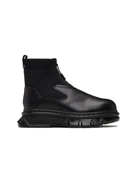 Black Qubist Zip Boots