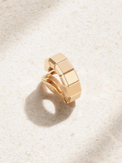 Ice Cube 18-karat Gold Single Clip Earring