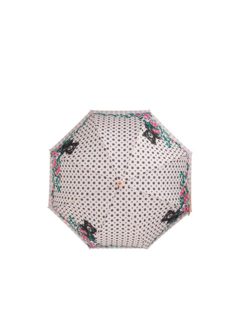 floral-print umbrella