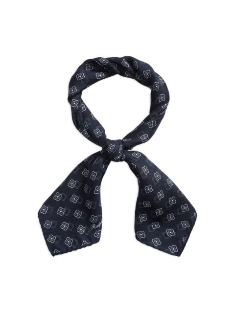 printed foulard neckerchief