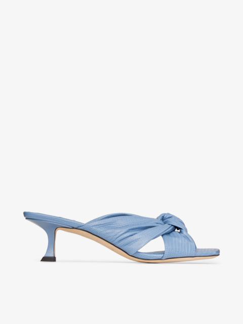 Avenue 50
Denim Lizard Print Mules