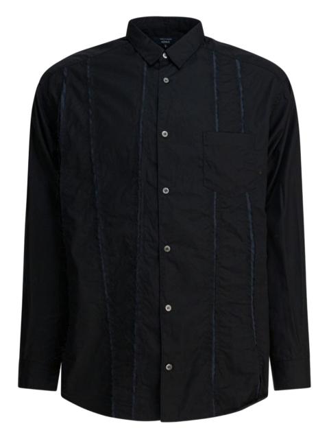 button-fastening  pocket shirt