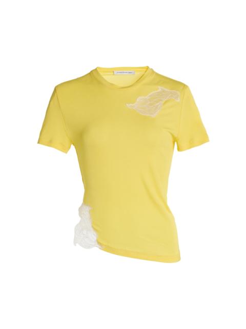 Delphin Lace Rib Tee multi