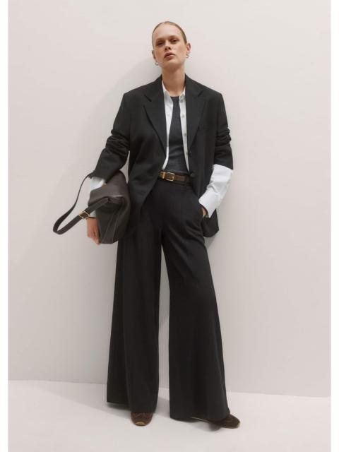 Intelligent Oversized Blazer + Wide-Leg Pant Suit
