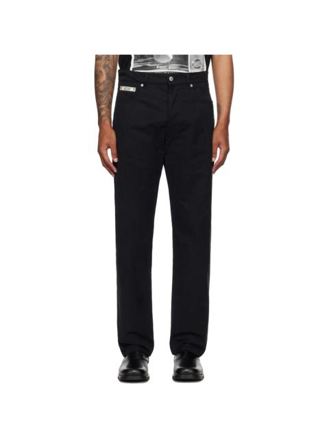 Black Moschino Tape Jeans