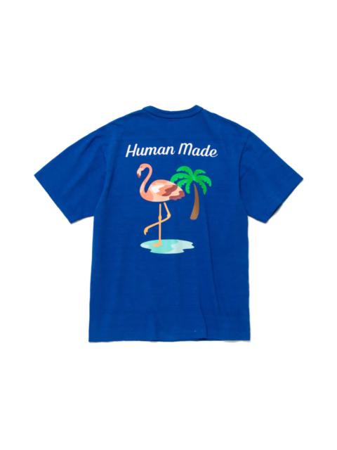 Human Made Flamingo Pocket T-Shirt Blue
