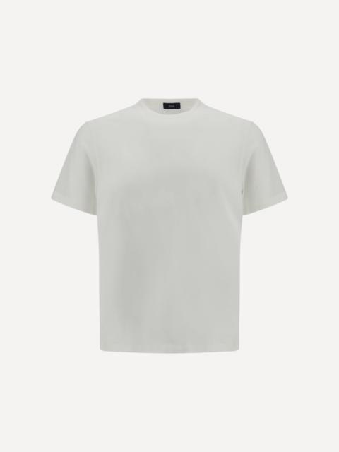 Lightweight jersey voile crêpe T-shirt