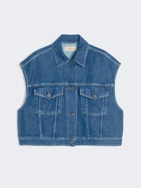MAPPA Cotton denim gilet