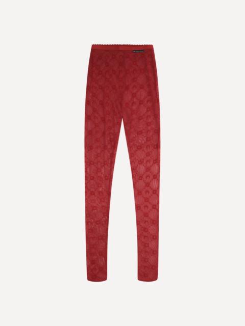 Recycled Mesh Flocked Tights