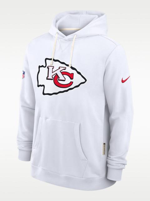 Kansas City Chiefs Initial Home Sideline Men's Nike Dri-FIT NFL Pullover Hoodie