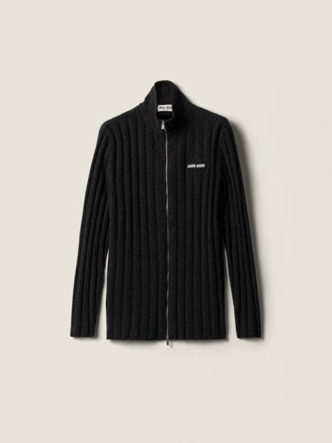 Wool and cashmere cardigan