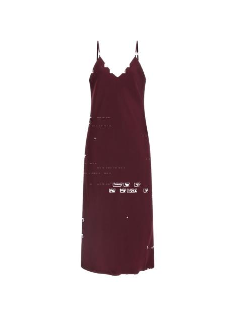 V-neck slip dress